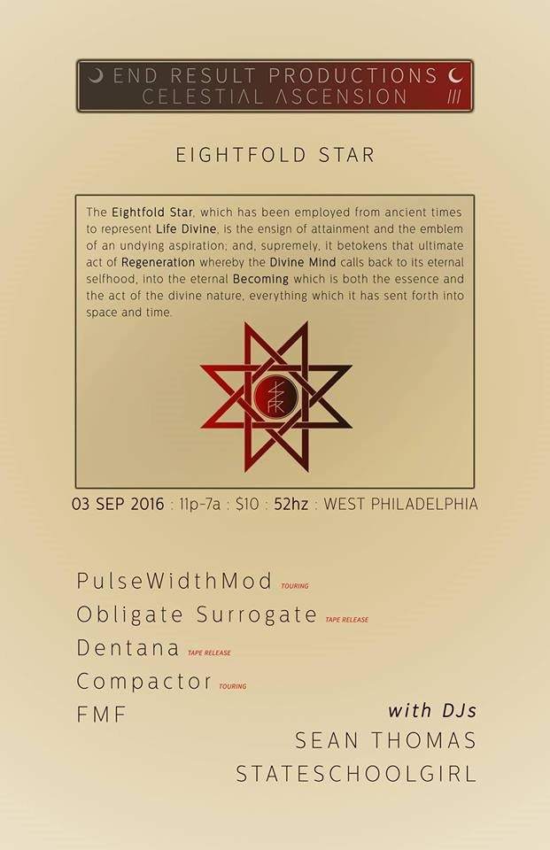 Celestial Ascension III: «Eightfold Star» - フライヤー表