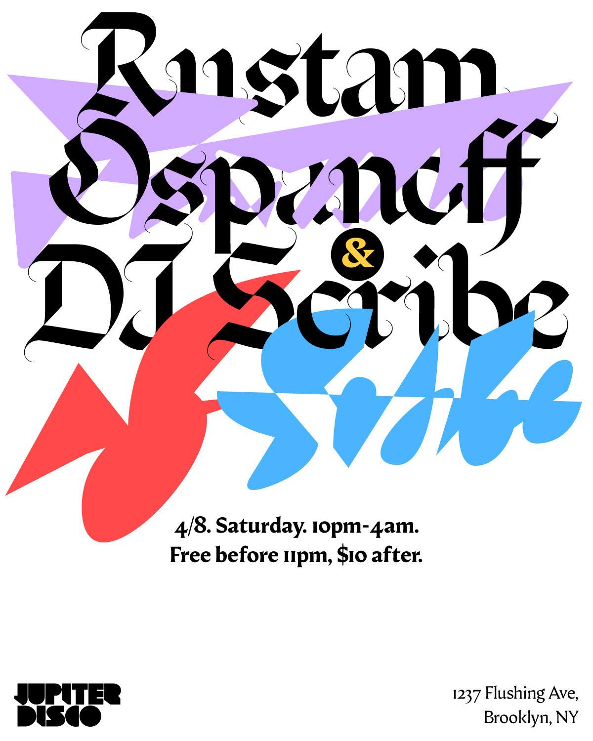 Rustam Ospanoff & DJ Scribe. ALL NIGHT - Página frontal