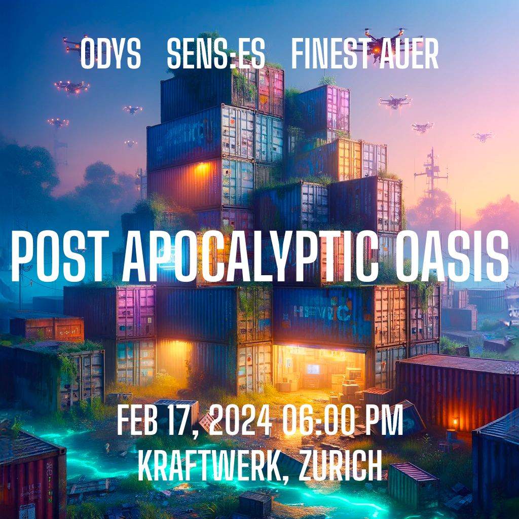 Post Apocalyptic Oasis - フライヤー表