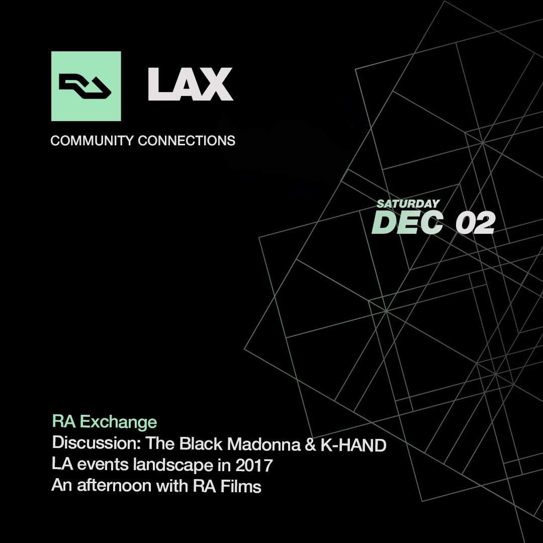 RA LAX: RA Exchange - フライヤー表