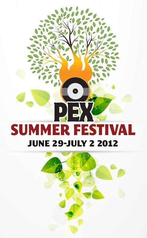 PEX Summer Festival 2012 by The Philadelphia Experiment - フライヤー表