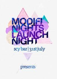Modifi Nights Launch Party - フライヤー表