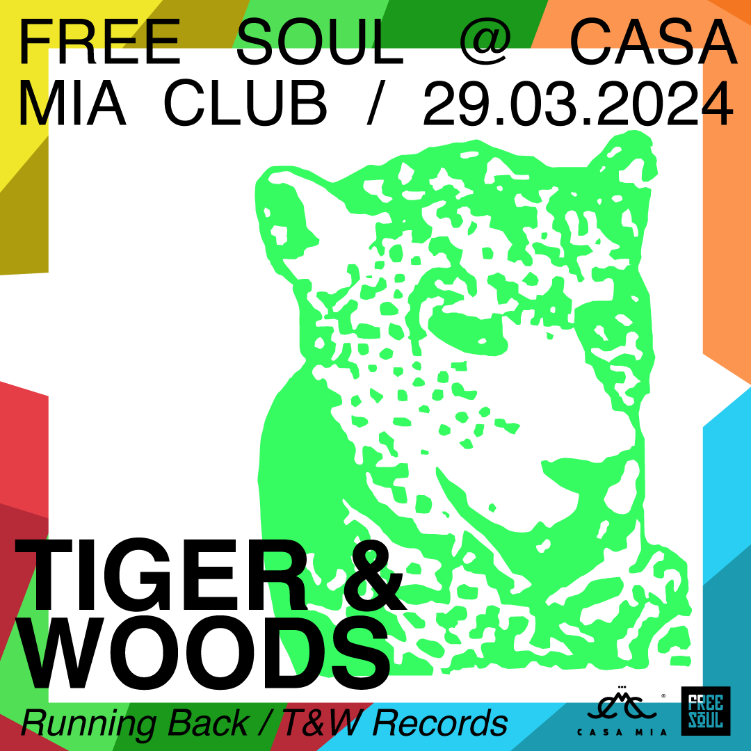 FREE SOUL feat. Tiger & Woods - フライヤー裏