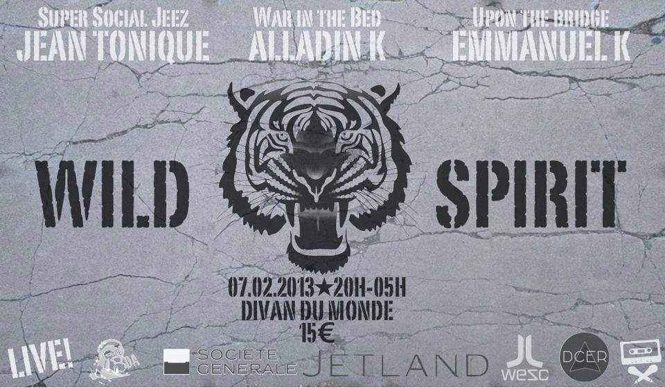 Wild Spirit by Live - フライヤー表
