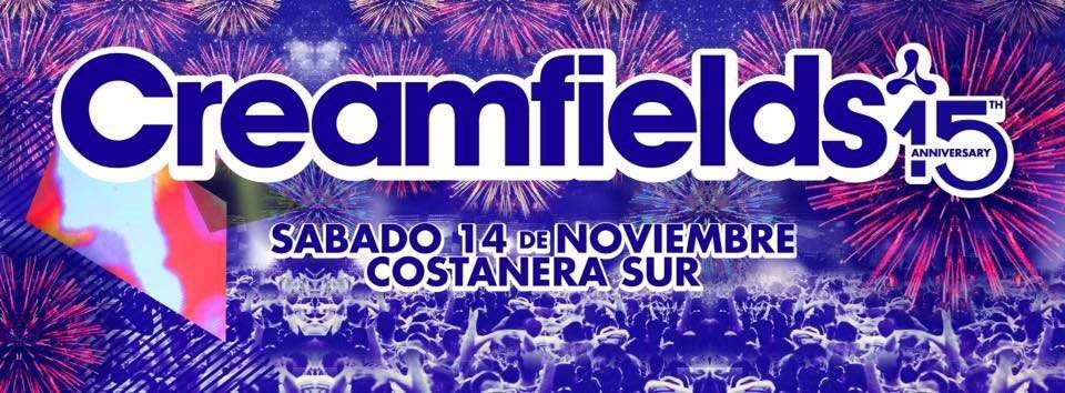 Creamfields Buenos Aires - 15th Anniversary - Página frontal