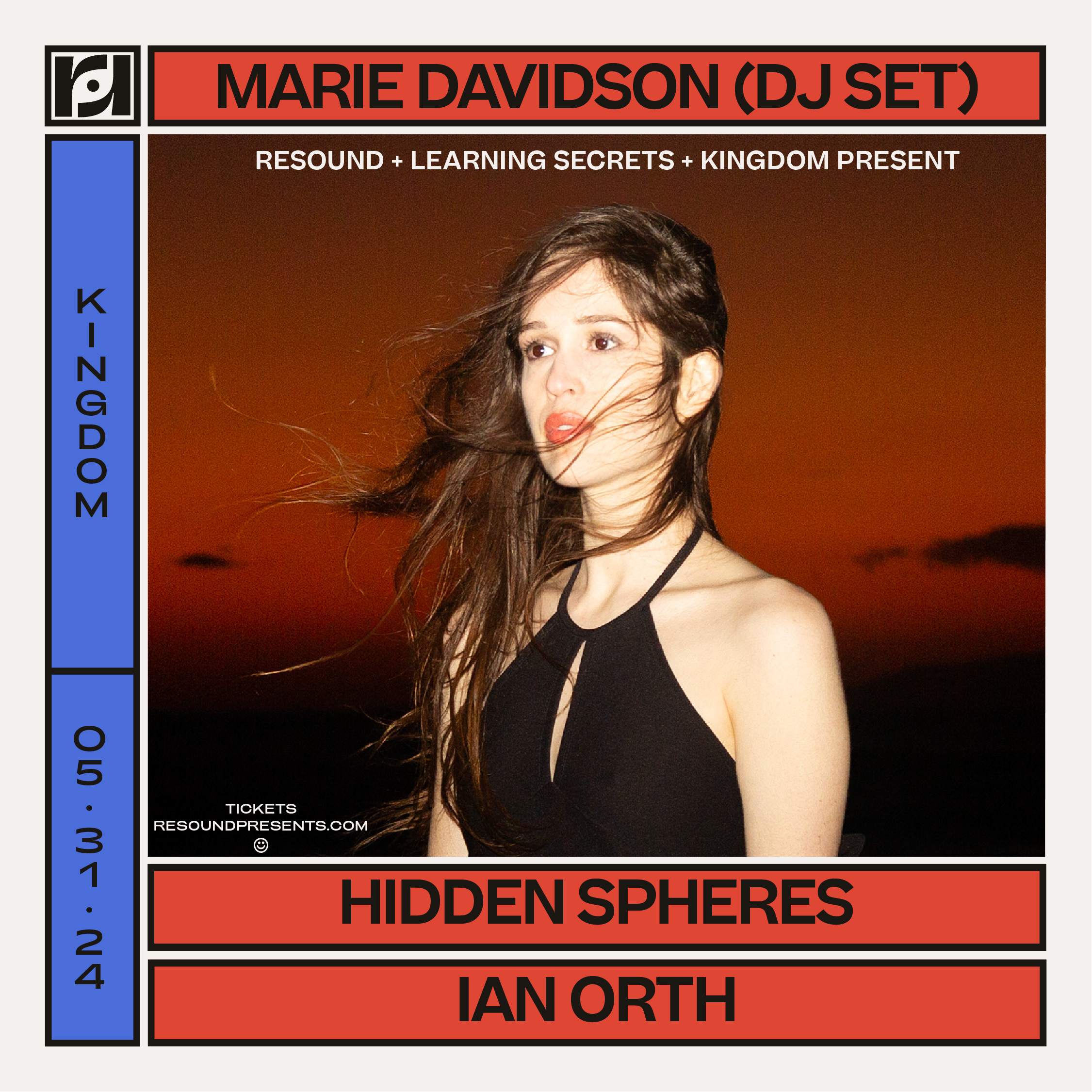 Marie Davidson & Hidden Spheres - フライヤー裏