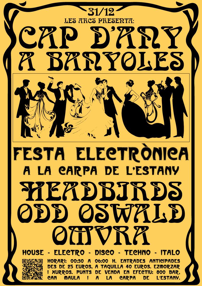 Cap d'any a Banyoles: Festa electrònica  - Página frontal