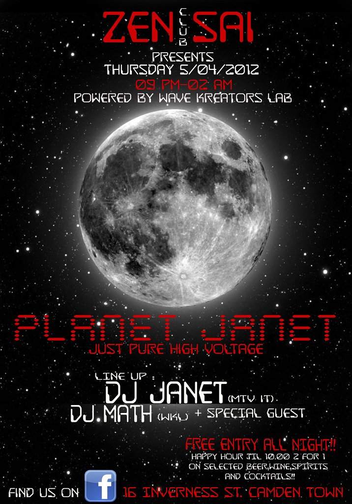 Planet Janet - Página frontal