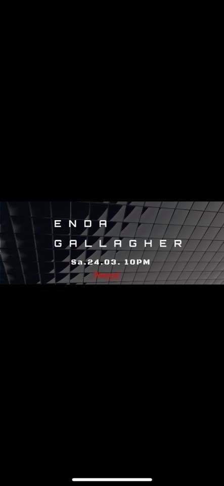 Enda Gallagher All Night Long - フライヤー表