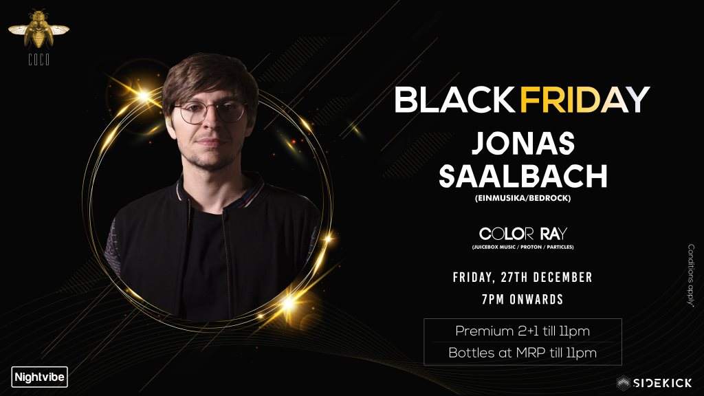 Black Friday feat. Jonas Saalbach & Color Ray - Página frontal