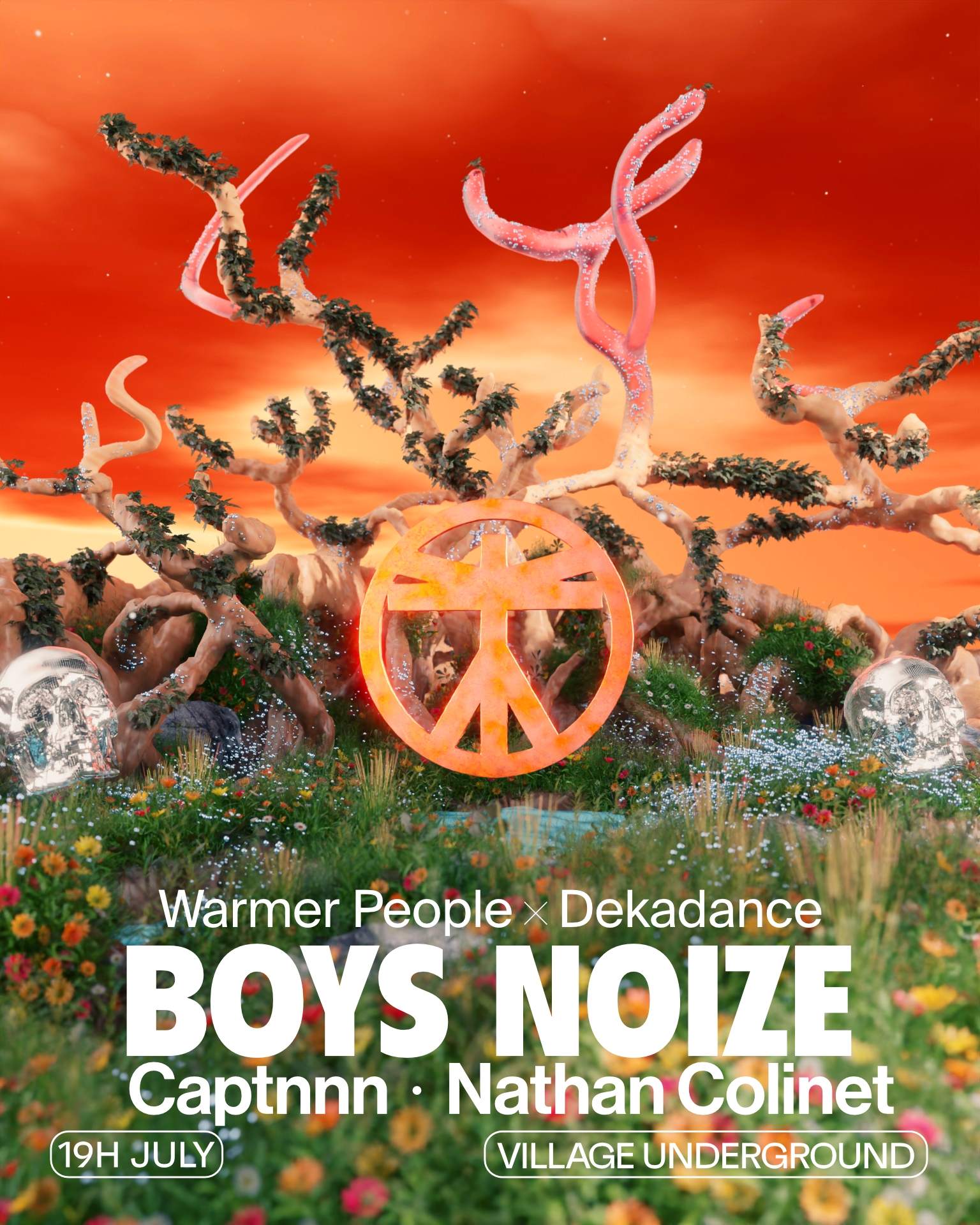 Boys Noize - フライヤー表