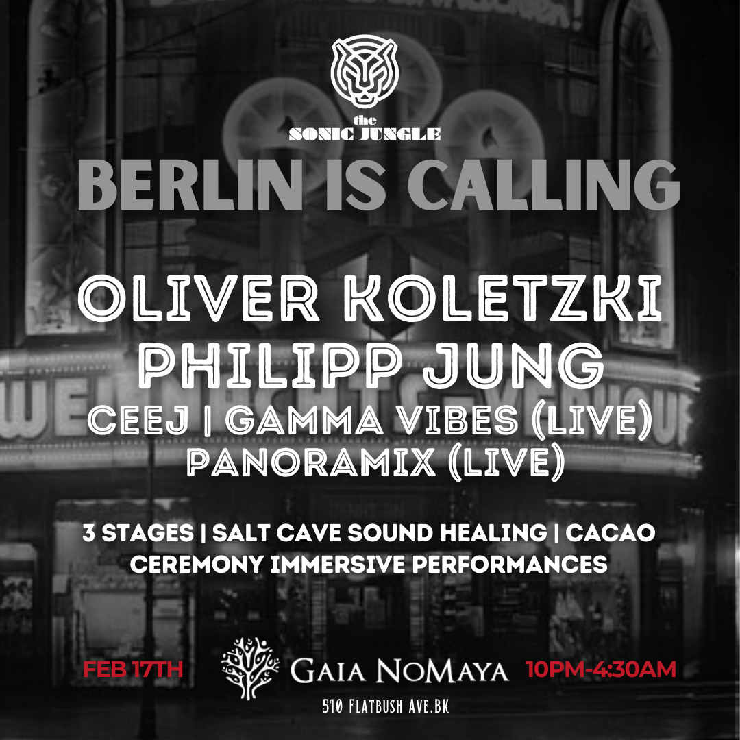 Berlin is Calling! Oliver Koletzki, Philipp Jung (M.A.N.D.Y) - フライヤー裏