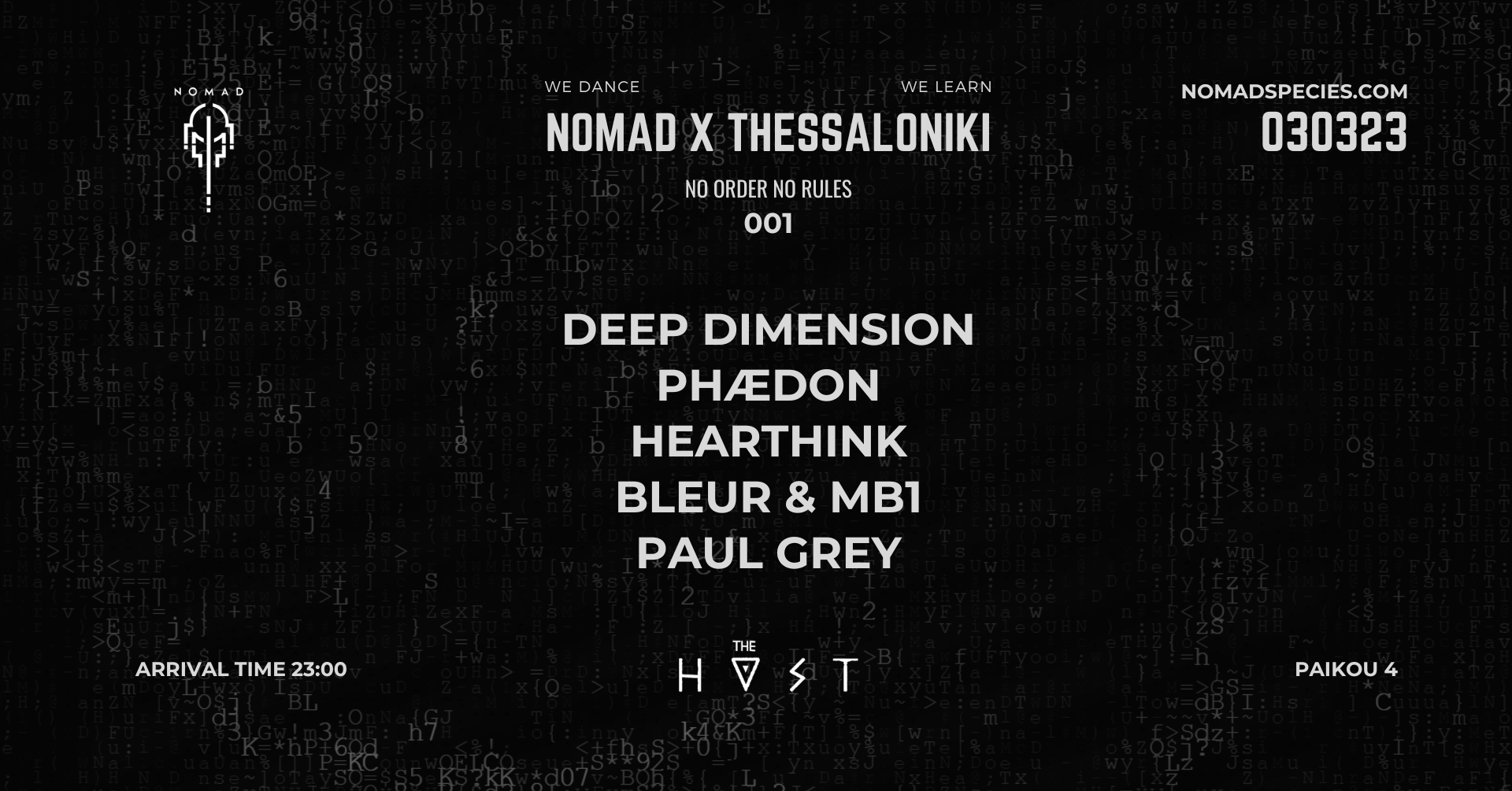 NomadxThessaloniki 001 - Deep Dimension - Página trasera