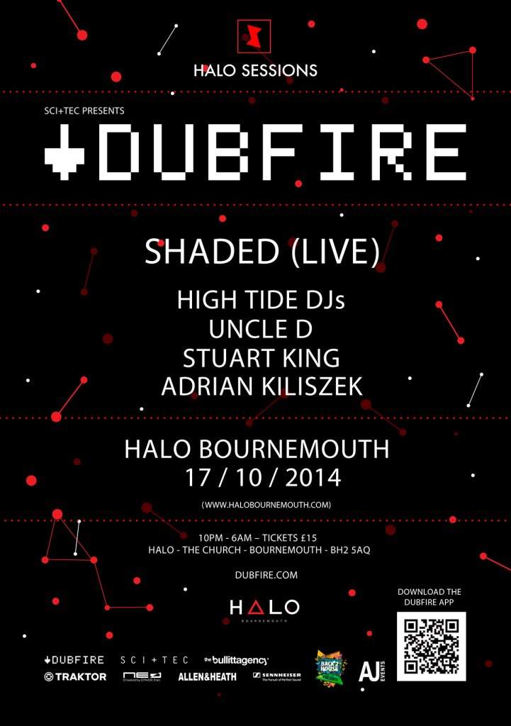 Back2house & Halo Sessions present Dubfire - フライヤー裏