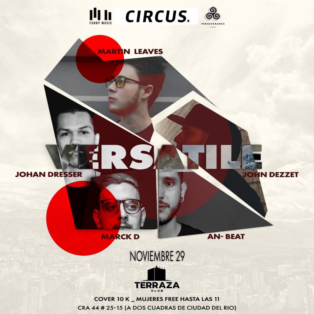 Versatile By Circus, Perseverance Records and Funny Music - Página frontal