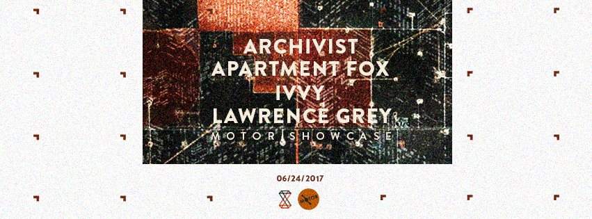 Motor Collective Showcase with Archivist, Apartment Fox, and IVVY - Página frontal