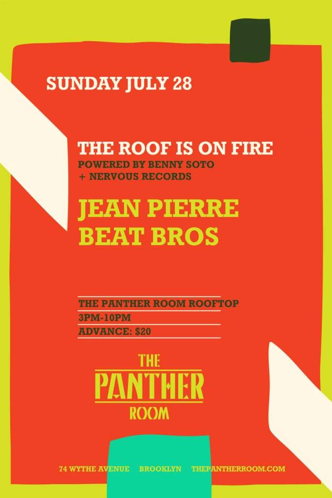 The Roof Is On Fire with Jean Pierre, Beat Bros - Página frontal