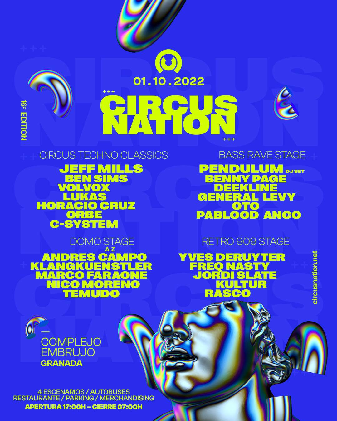 Circus Nation 2022 - 16th edition - Página frontal