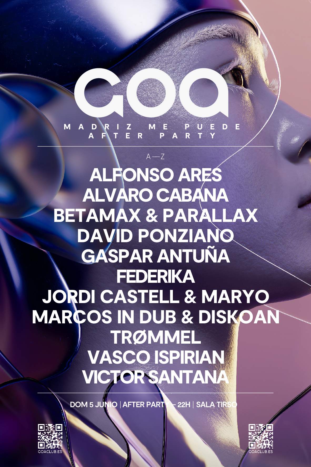 Madriz Me Puede // GOA after party - フライヤー表