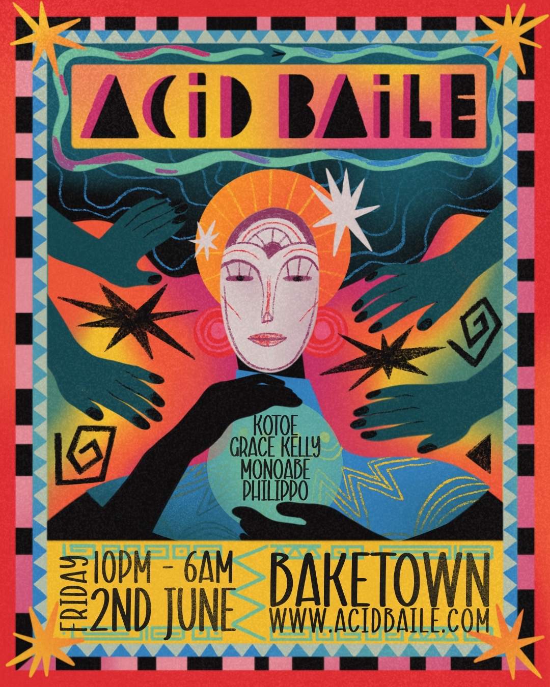 Acid Baile (Launch Party) - フライヤー表