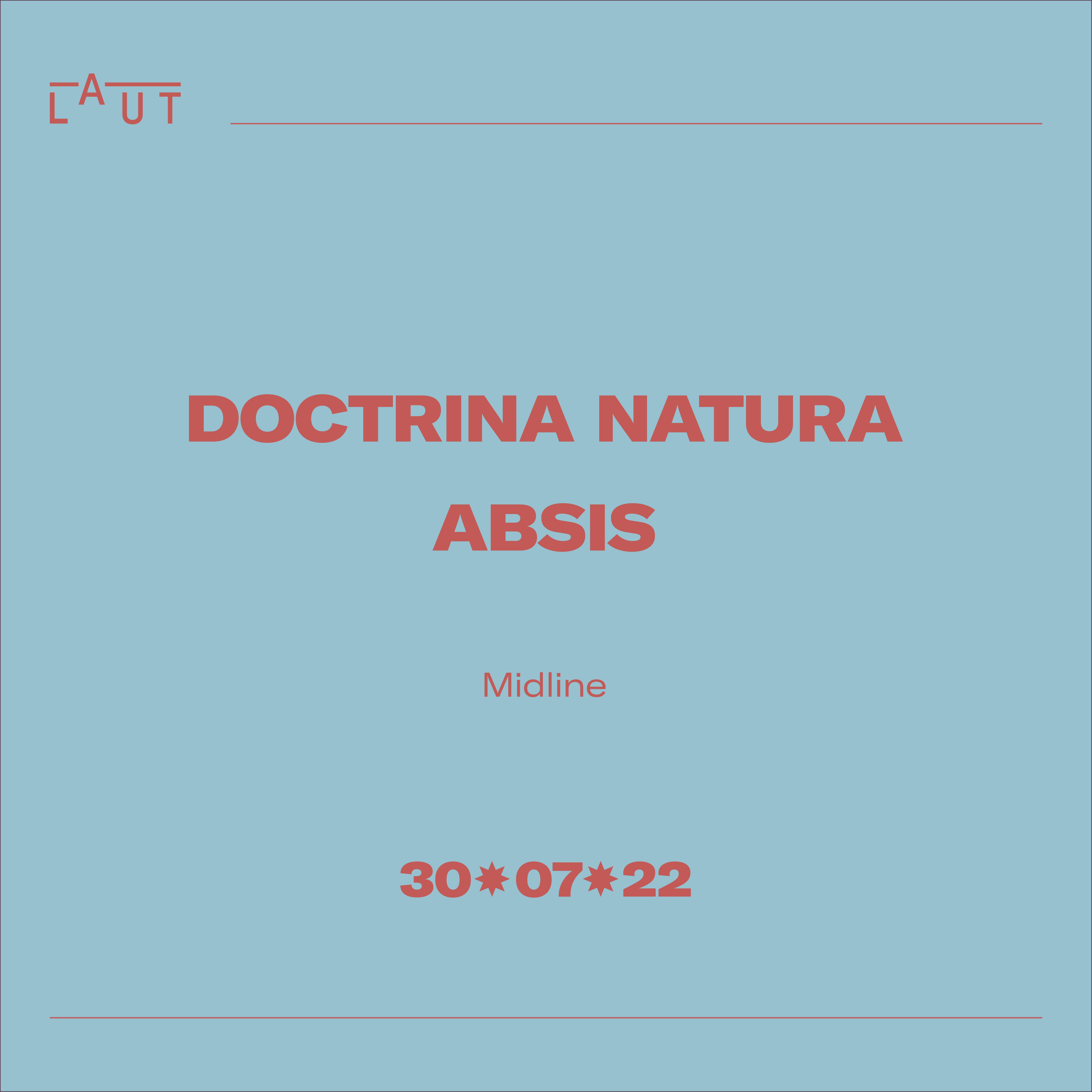 Doctrina Natura + ABSIS - フライヤー表