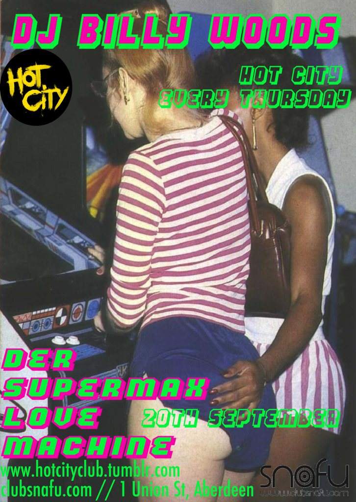 Hot City with DJ Billy Woods - フライヤー表