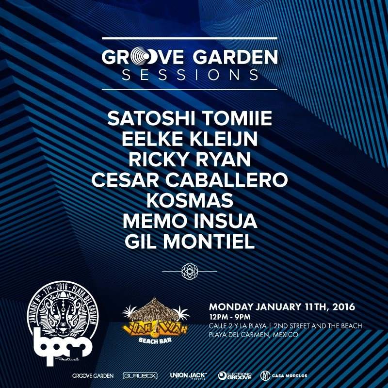 BPM Festival 2016: Groove Garden - フライヤー表