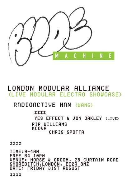 London Modular Alliance & Radioactive Man - Página frontal