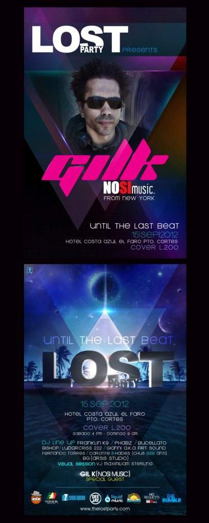 Lost Party - Until The Last Beat - フライヤー表