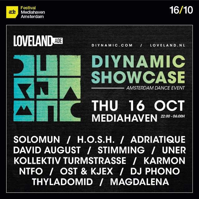 Diynamic Showcase Amsterdam Dance Event 2014 Edition at Loveland ADE - Página frontal