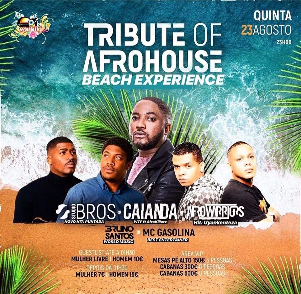 Tributo of Afrohouse Beach Experience - フライヤー表