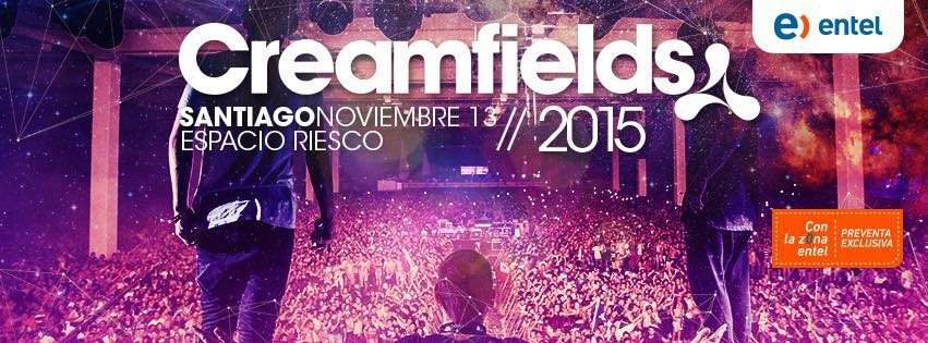 Creamfields Chile 2015 - Página frontal