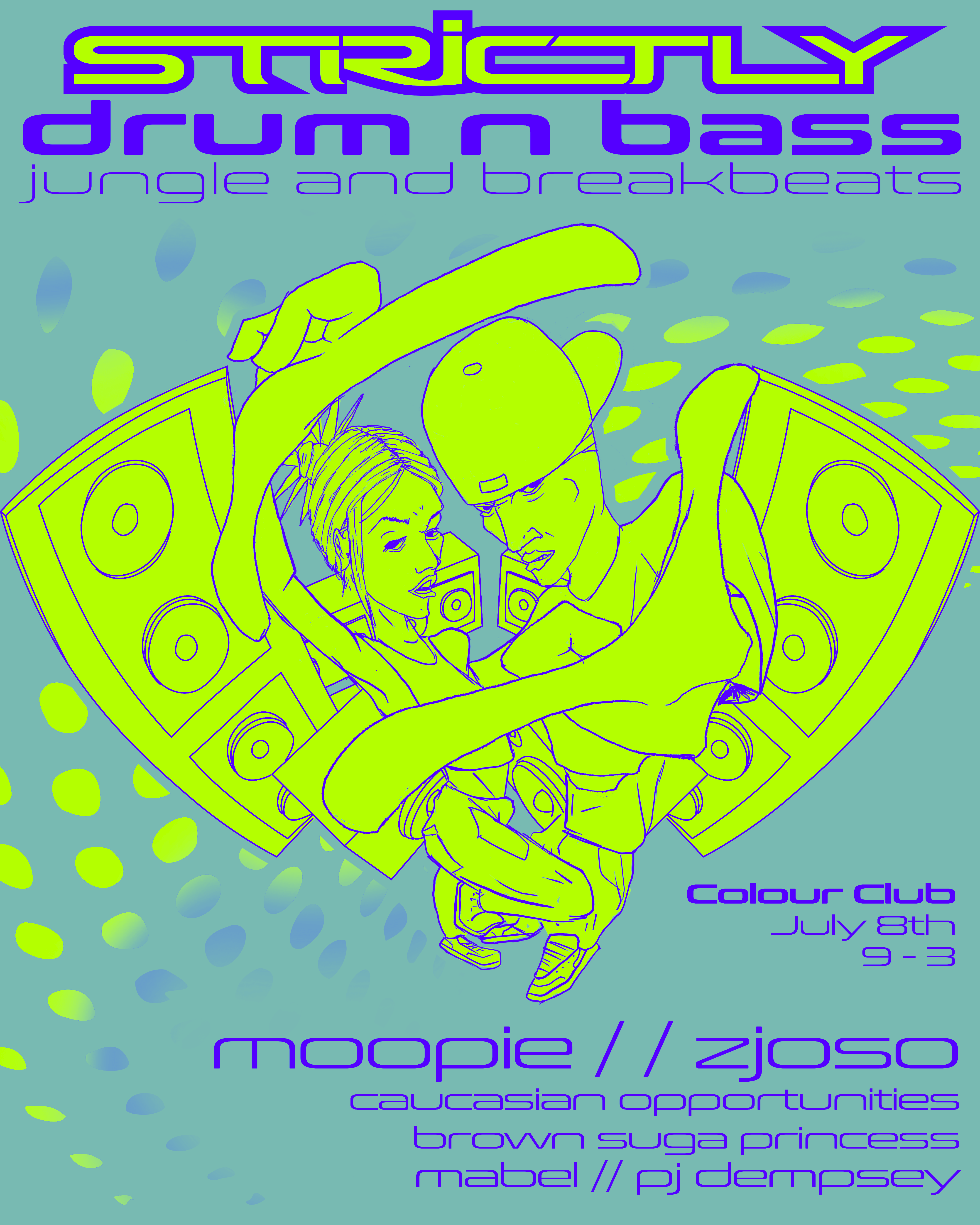 Strictly Drum n Bass II with Moopie, Zjoso + more at Colour, Melbourne