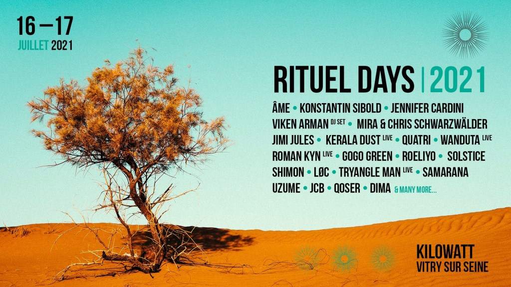 Rituel Days: Ame, Konstantin Sibold, Jennifer Cardini, Jimi Jules & More - フライヤー表