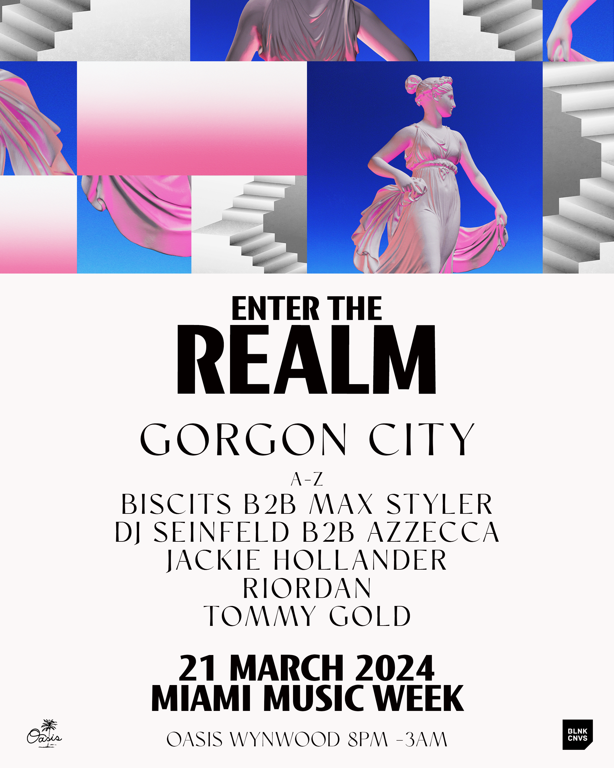 Gorgon City presents Enter the Realm - フライヤー表