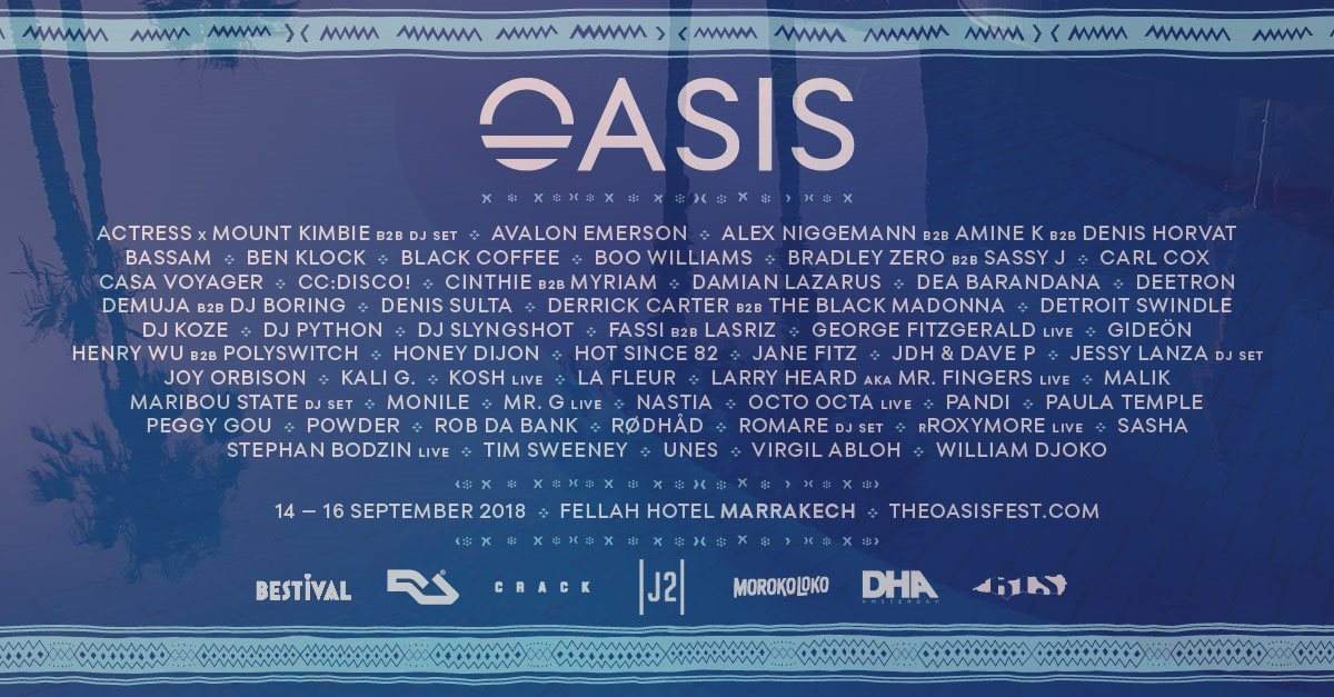 Oasis Festival 2018 - フライヤー表