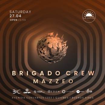 Brigado Crew + MAZZEO - by LA COSTA - Página frontal