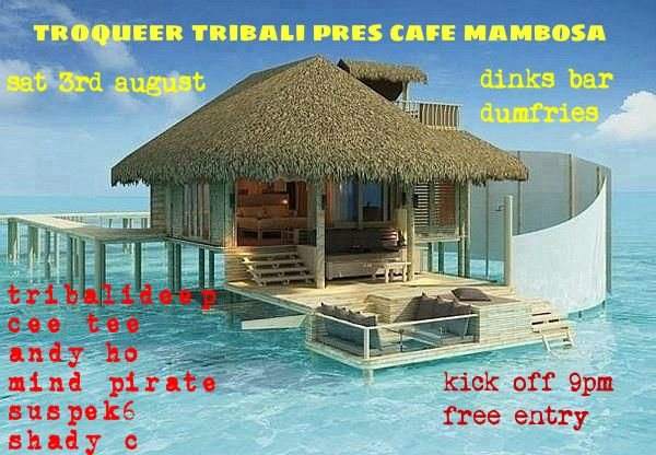Troqueer Tribali Pres Cafe Mambosa - フライヤー表