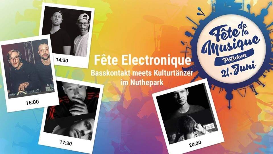 Fête Electronique: Kulturtänzer Meets Basskontakt - Página frontal