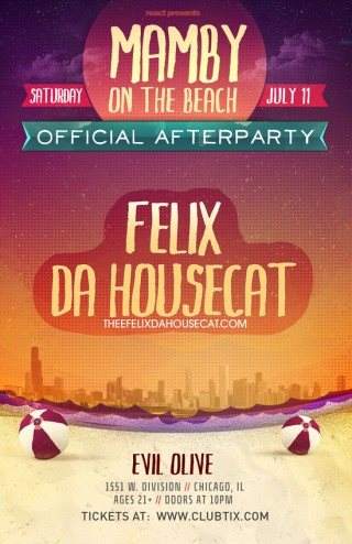 Felix Da Housecat - Mamby on the Beach After Party - Evilolive - Página frontal