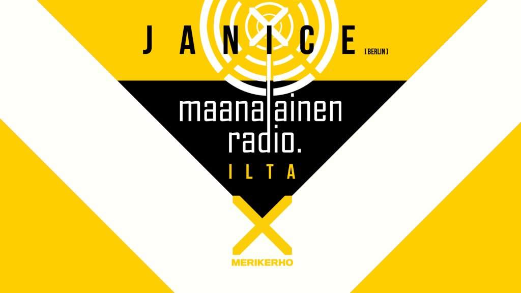 Maanalainen Radio Ilta with Janice - フライヤー表