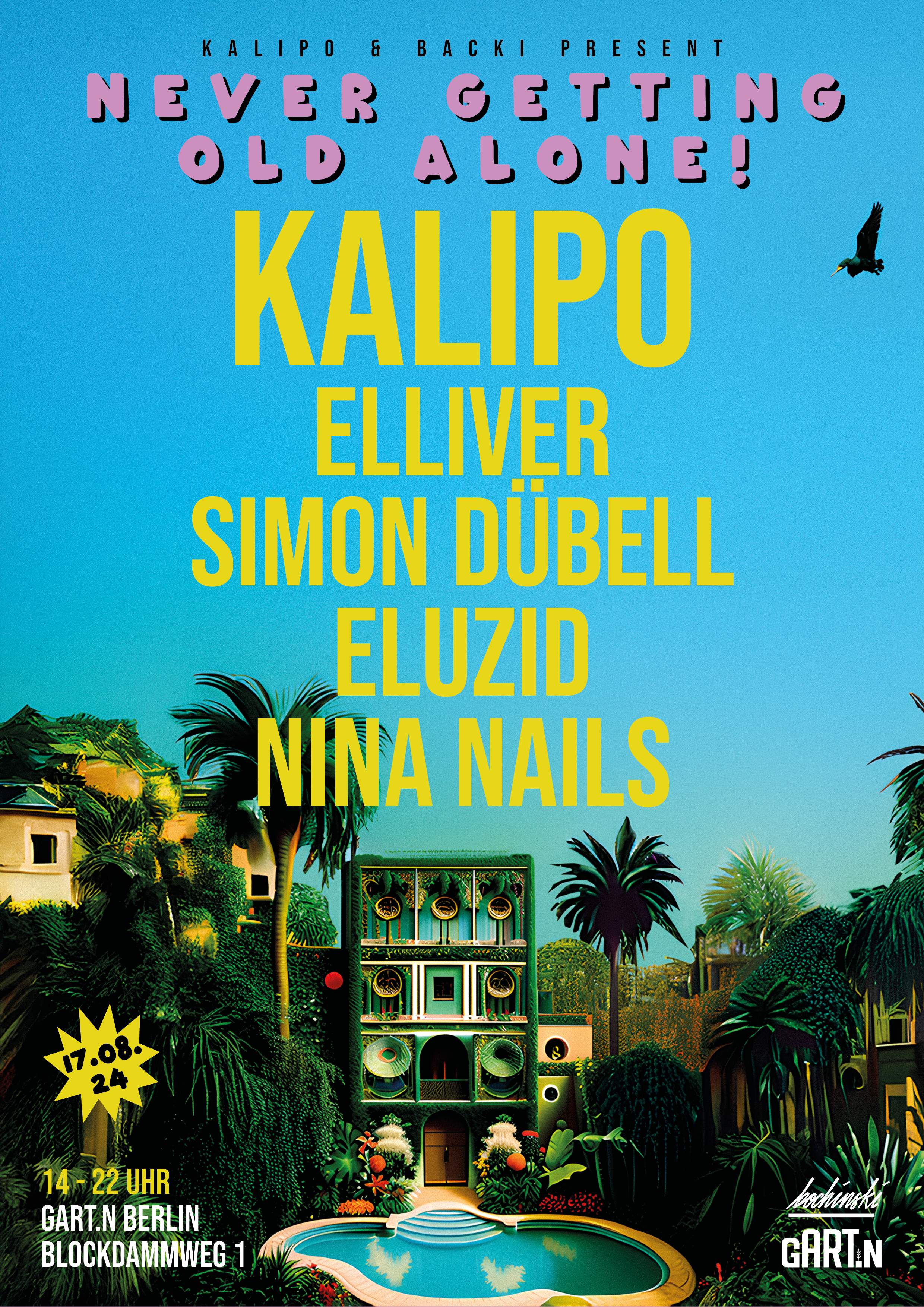 Kalipo & Backi present: Never Getting Old Alone - Página trasera