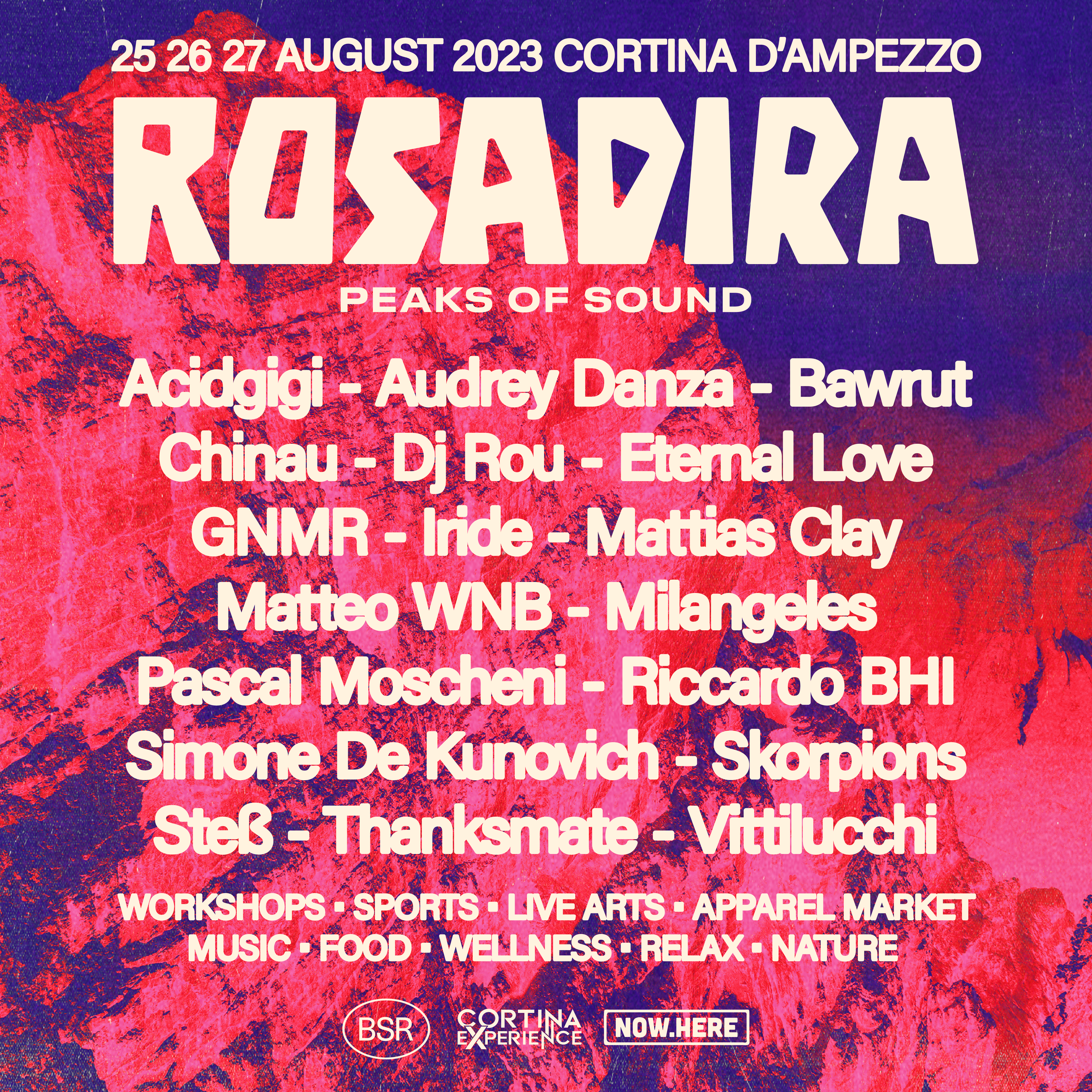 Rosadira Festival 2023 - フライヤー表