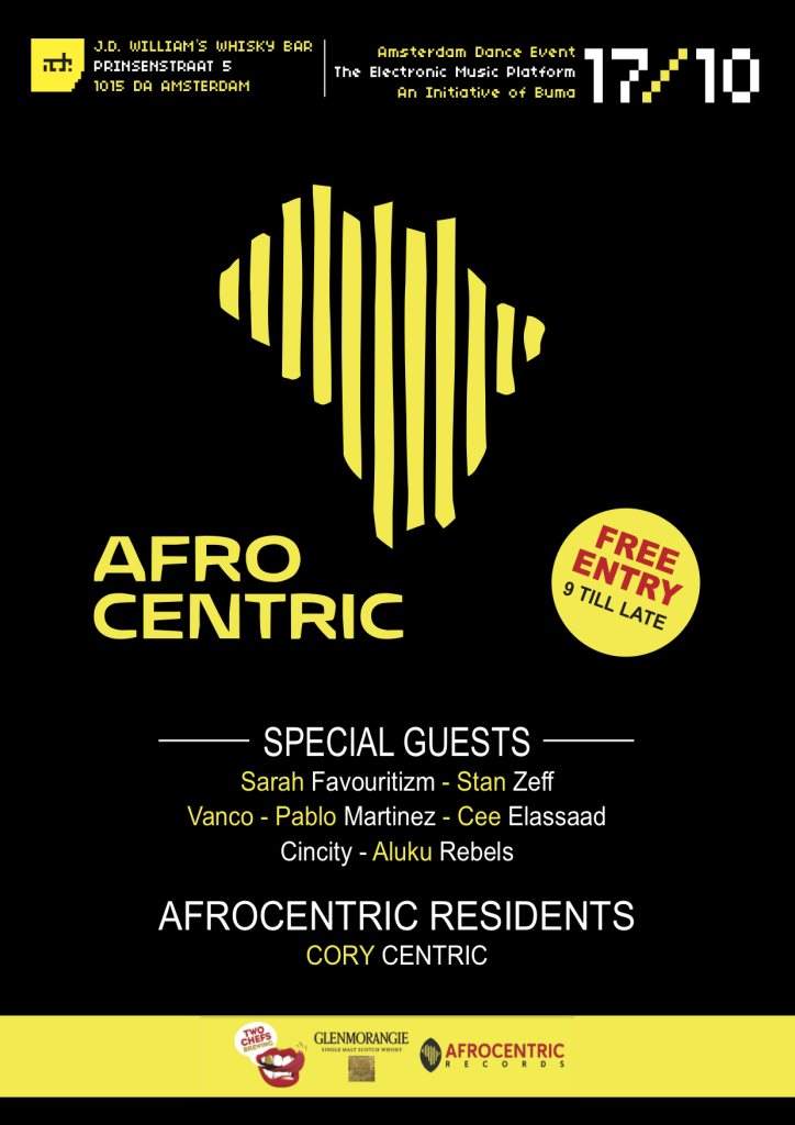 Afrocentric @ADE - フライヤー表