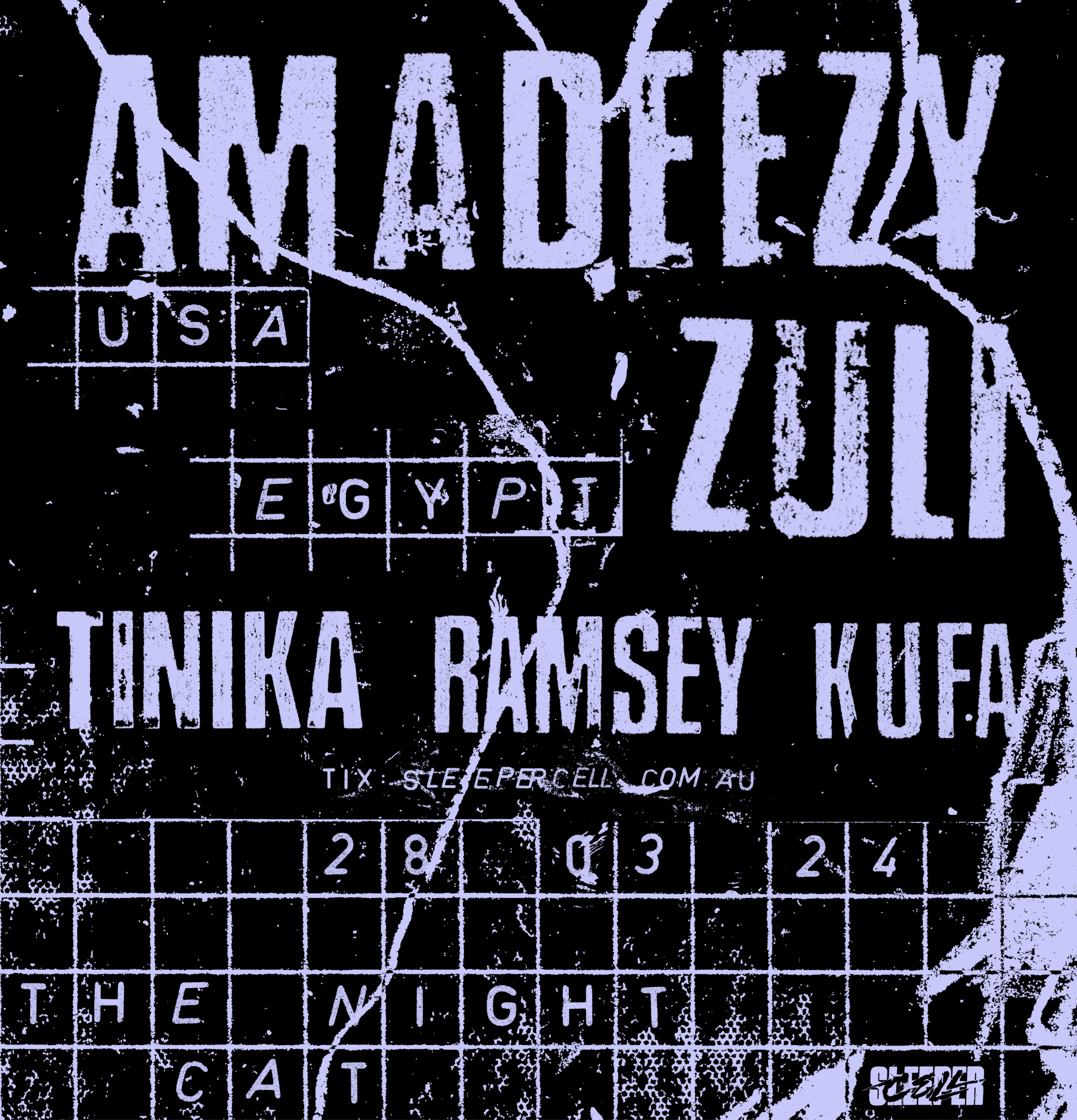 Sleeper Cell with Amadeezy (USA) & ZULI Live  (Egypt) - Good Friday Eve - Página frontal