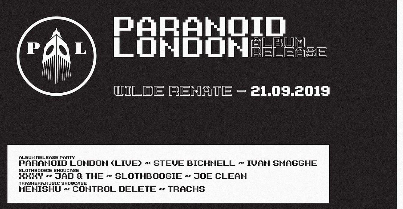 Paranoid London Album Release w. Steve Bicknell, Ivan Smagghe & More - Página frontal