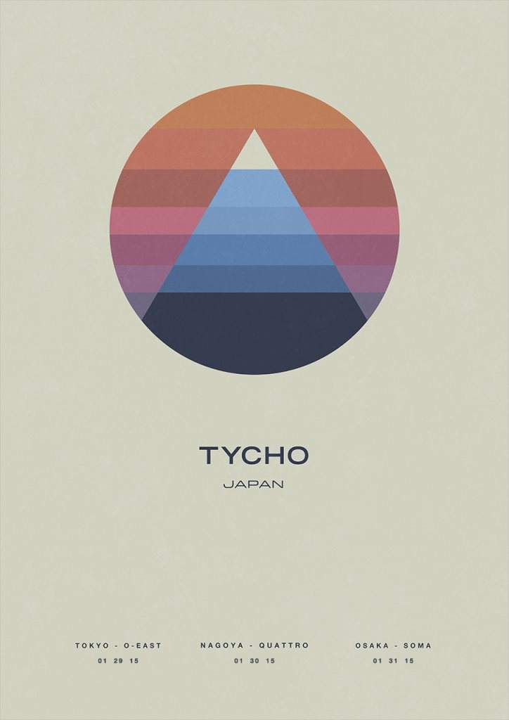 Tycho Japan Tour - フライヤー表
