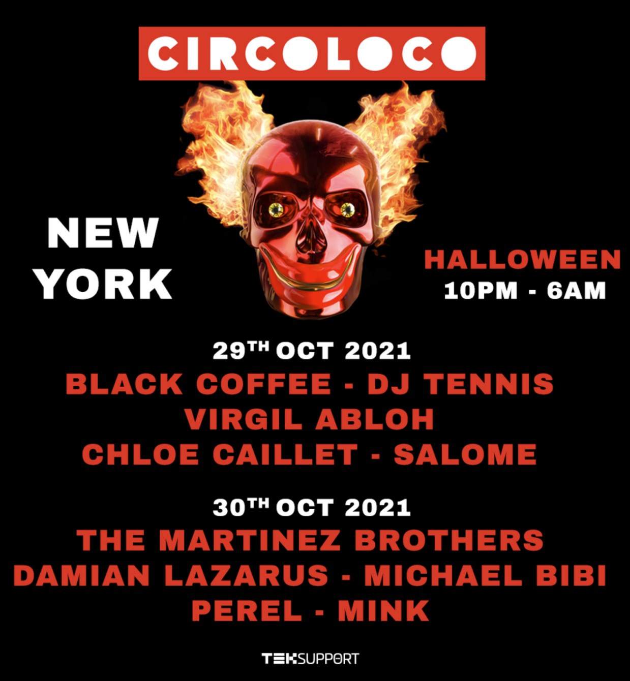 CircoLoco Halloween Oct 29 & 30 (Sold Out) - フライヤー表