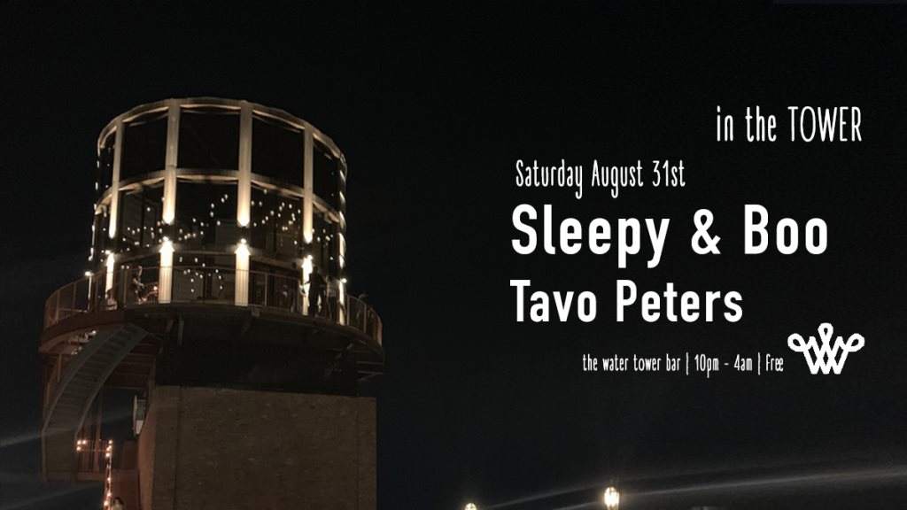 Sleepy & Boo, Tavo Peters - Water Tower Bar - Página frontal