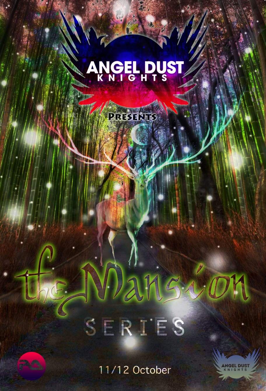 Angel Dust presents The Mansion Series - フライヤー表
